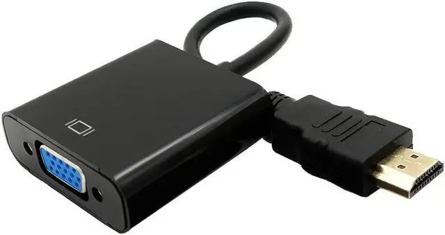 Alt view image 5 of 5 - 1080P HDMI to VGA Adapter Converter Male To Famale for PC Laptop TV Box to Projector Displayer HDTV