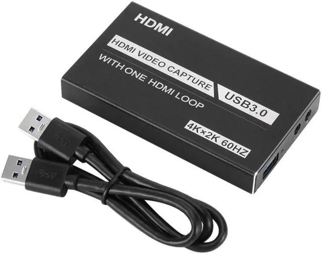 Alt view image 5 of 5 - Video Capture Card OBS Recorder 4K Capture Card USB To  Converter Game Capture Card Live