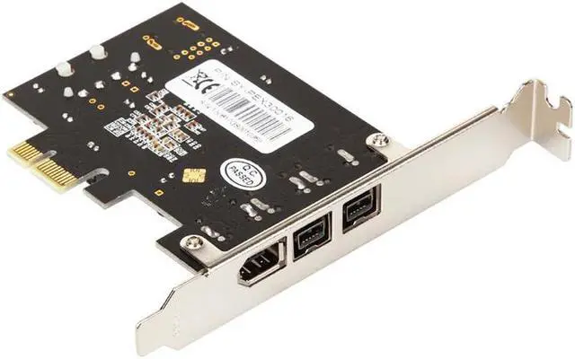 Alt view image 3 of 3 - PCI-E to 1394B card DV video capture card 1394 capture card FireWire 800 interface free drive 1pcs