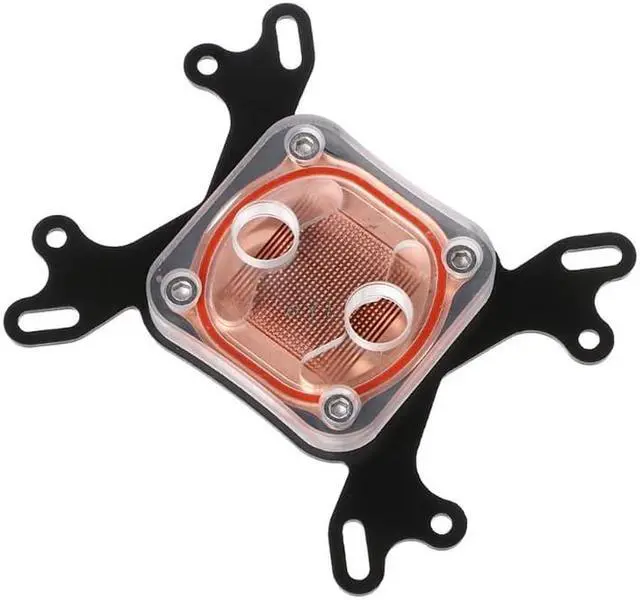 Alt view image 3 of 5 - Cooling Block For Computer CPU  Cooler 50mm Transparent Cover Cooling Block For AMD