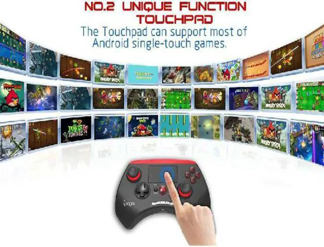 Alt view image 5 of 5 - Gamepad Control  9028 PG-9028 Wireless Bluetooth Game Gamecube Controller Gamepad Joystick vendedor For iPhone&iPad Android