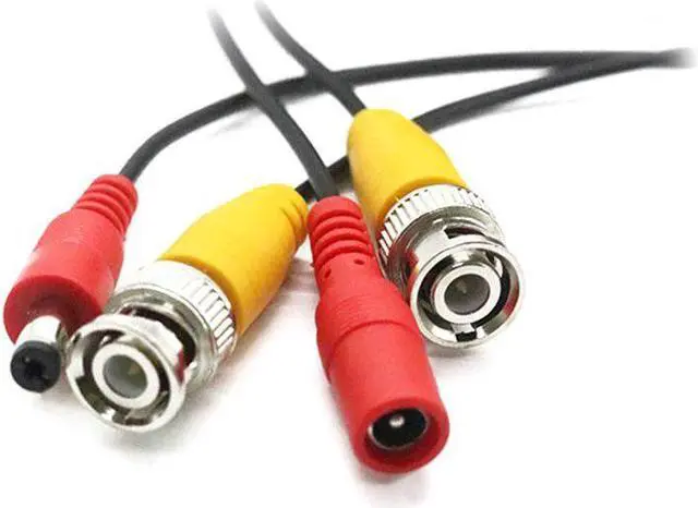 Alt view image 4 of 5 - Security Video Camera DVR Data Power Extension Cable BNC+DC Pure Copper Double Shielding Safety Camera Video Cable