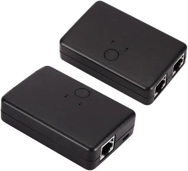 Alt view image 5 of 5 - Network Switch 2 Port RJ45 Lan Network Switch Hub  Computer Ethernet Internet Converter Adapter