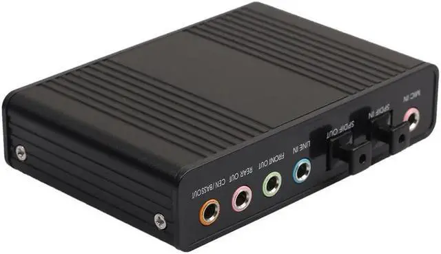 Main image of Professional External USB Sound Card 6 Channel 5.1 External Optical Audio Sound Card with USB Cable For Notebook Computer