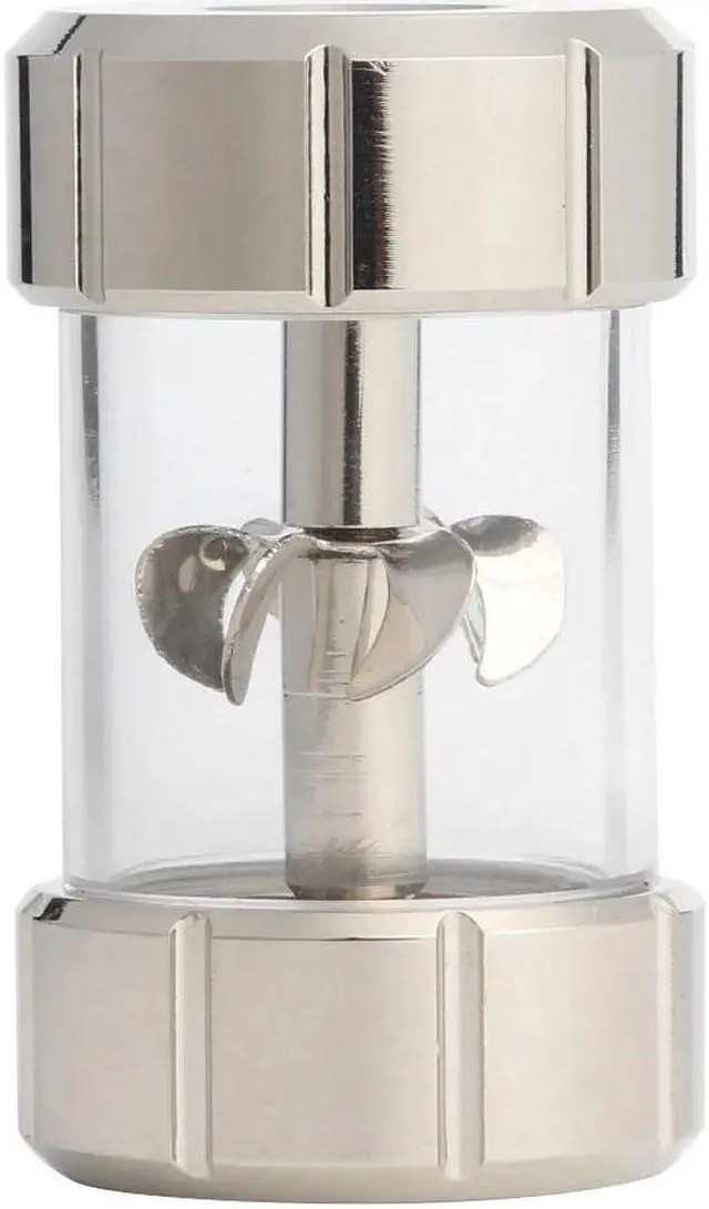 Alt view image 2 of 5 - Water Cooling Flow Meter Metal PC Cooler Radiator System Accessories for Household  Safety Parts