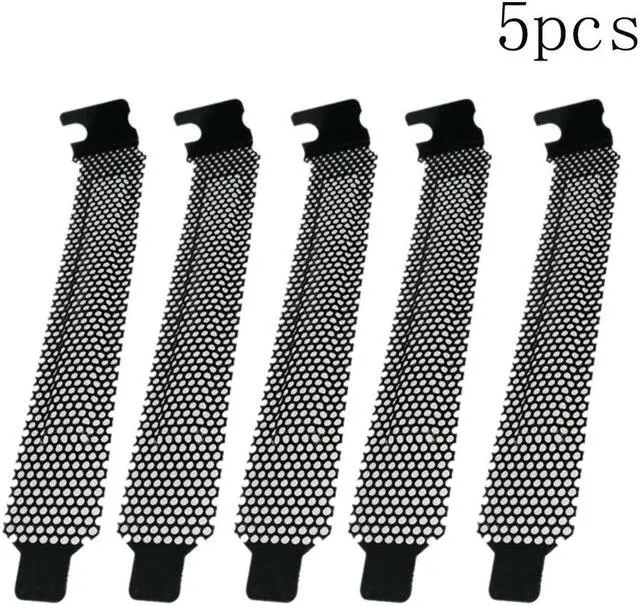 Main image of 5pcs/set Dust Filter Easy Install Cooling Fan Desktop Hard Heat Dissipation Universal Blanking Plate PCI Slot Cover Ventilation