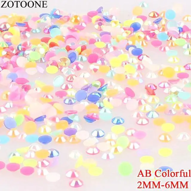 Main image of 1000Pcs Crystal AB Colorful Rhinestones 2mm Thermal Adhesive Strass Hotfix Flatback Rhinestone For Nail Art Decoration E
