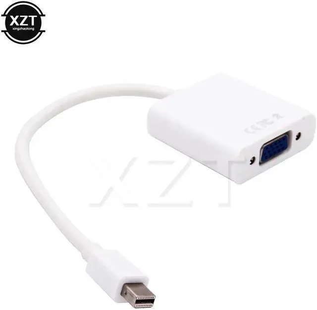 Alt view image 2 of 4 - For MacBook Air Pro iMac Mac Mini Thunderbolt Mini DisplayPort Display Port Mini DP To VGA Cable Adapter 1080P  for HDTV Monitor