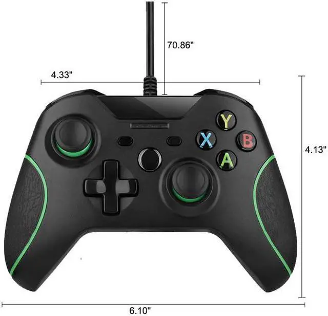 Alt view image 5 of 5 - For Xbox One Wired Controller For XBOX One S Controle Wired Joystick For PC For Xbox One X Game Controller Joypad