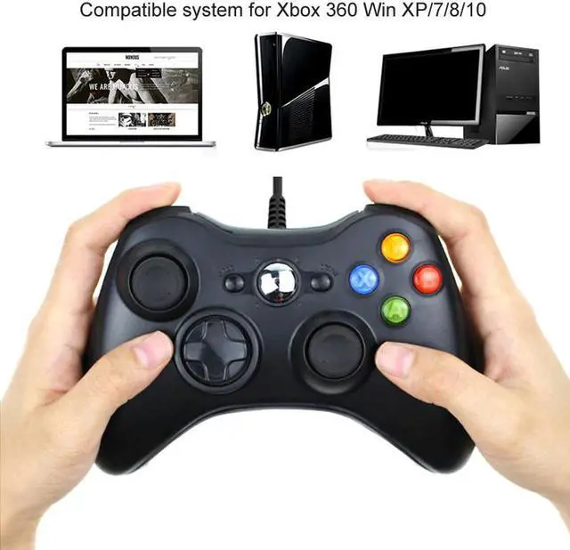 Alt view image 2 of 5 - Wired Controller For Xbox 360 Game Accessories Gamepad Joypad Joystick For Microsoft XBOX360 Console PC Cellphone Controle