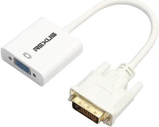 Alt view image 3 of 5 - 24+1 Pin Male to VGA 15Pin Female Active Cable Adapter Converter for  computer DVI interface to projector VGA out put A30