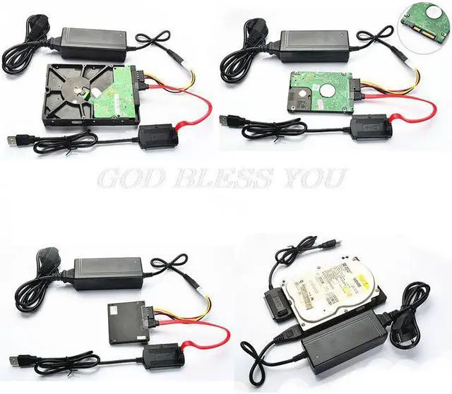 Main image of USB 2.0 to IDE/SATA 2.5" 3.5" Hard Drive Disk HDD Converter Adapter Cable Drop Shipping