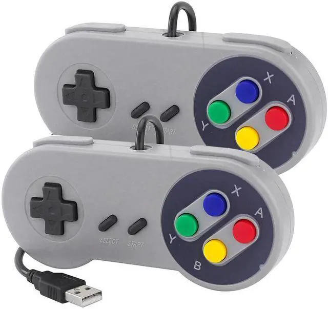 Main image of 2PCS USB Gamepad Gaming Joystick SNES Game Controller Retro Gamepads for PC NESPi RetroPie Game Control for Raspberry Pi 4 B