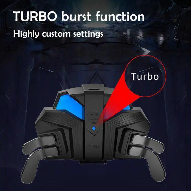 Alt view image 3 of 5 - Controller Pad Back Mapping Key pad Accessories Trigger Button Joystick For PS4 Slim/Pro With MODS Paddles Turbo