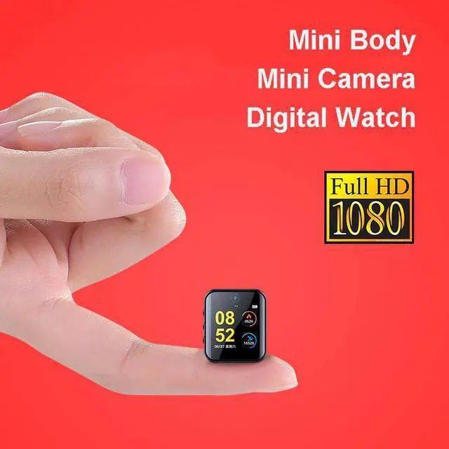 Alt view image 2 of 5 - Wrist Watch Mini Camera HD 1080P Blue Tooth Audio Recording Sports Pedometer Video Cam Support 128GB TF Card