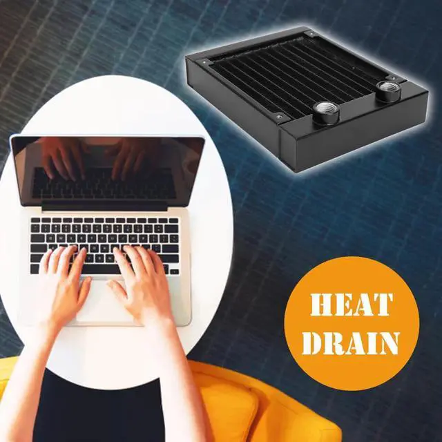 Alt view image 5 of 5 - Cooler Water Cooling 12 Tubes 120mm/240mm/360mm Aluminum Radiator CPU Heat Sink Exchanger