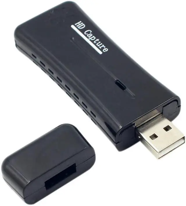 Alt view image 3 of 5 - Centechia USB 2.0 HD Video Capture Card TV Tuner VCR DVD AV Audio Converter Connector For PC Laptop EM88