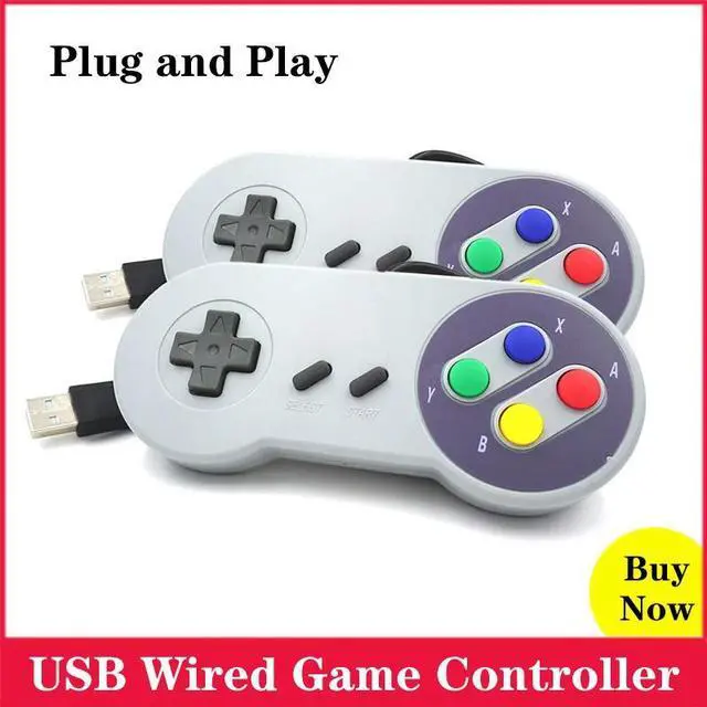 Main image of Game Controller Gaming Joystick Gamepad Controller for Nintendo SNES Gamepad for Windows PC MAC for Raspberry Pi 4 3 4B 3B