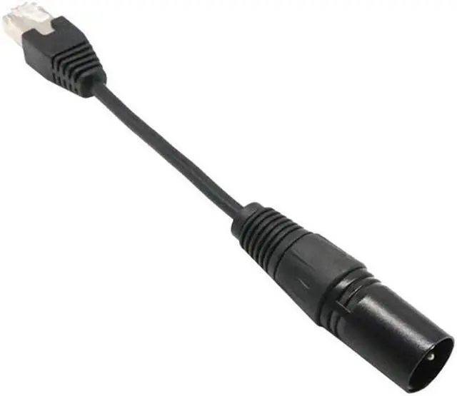 Alt view image 5 of 6 - Malloom15cm Cable Adapter RJ45 to XLR 3 Pin Male by SIRS-E DMX-CON Controller card rj45 connector dvi-d vga dual psu