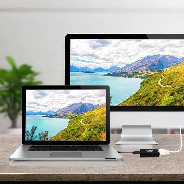 Alt view image 2 of 5 - 1080P USB 3.0 to HDMI converter USB 3.0 to HDMI DVI VGA graphics video adapter for windows 10/8/macbook air pro