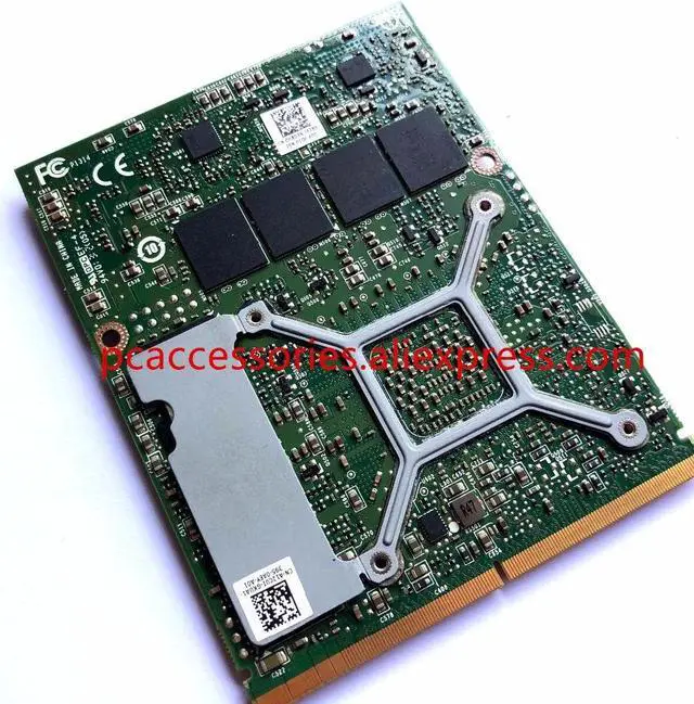 Alt view image 2 of 5 - GTX 675M 2G VGA Video Graphics Card 7W4GT HXD3N C0XGT For laptop  M6000 M6600 M6700 M6800 M15X M17x R2 R3 R4