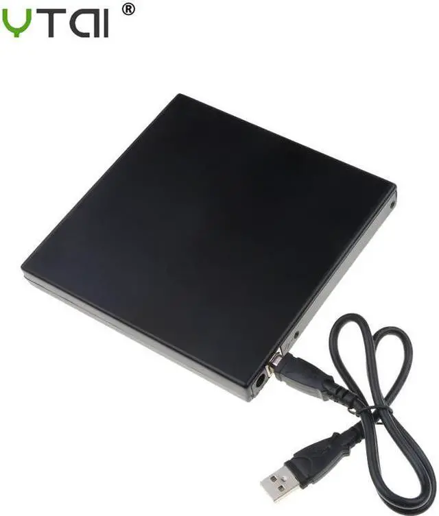 Alt view image 5 of 5 - 9.5mm USB 2.0 External DVD/CD-ROM Case For Laptop Desktop PC Optical Disk Drive SATA To SATA External DVD Enclosure