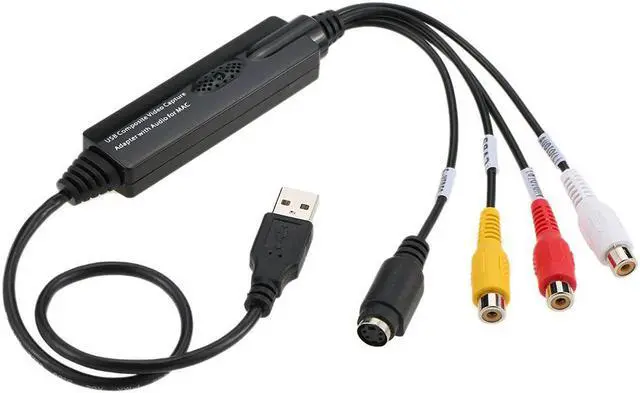 Alt view image 3 of 5 - Video Audio Capture Grabber Recorder Adapter Card for MAC OS 10.4 - 10.12 Camcorder VHS Tape VCR DVD TV Video Capture Card