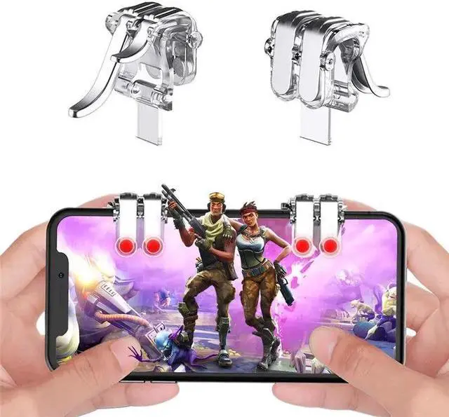 Main image of Game Controller Gamepad Claw Phone Aim Controller Triggers Joystick Gamepad Android IOS Joypad Fire Button Game for PUBG