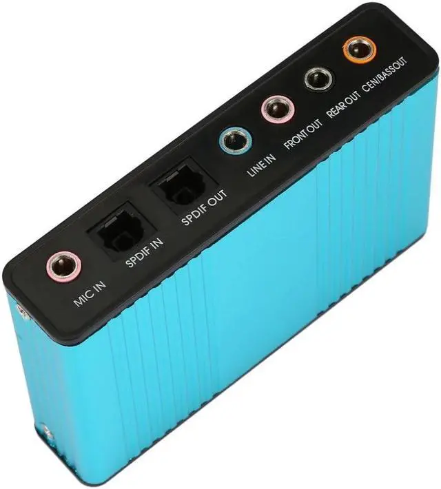 Alt view image 4 of 5 - Quality Professional External USB Sound Card Channel 5.1 Optical Audio Card Adapter for PC Computer Laptop