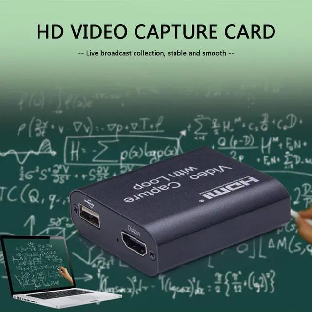 Alt view image 3 of 5 - 1080P Video capture Card with loop output to 2.0 Video capture Device for Game Streaming Live Stream Broadcast