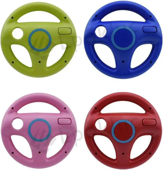 Alt view image 2 of 5 - 1pcs Mulit-colors Mario Kart Racing Wheel Games Steering Wheel for Wii Remote Game Controller