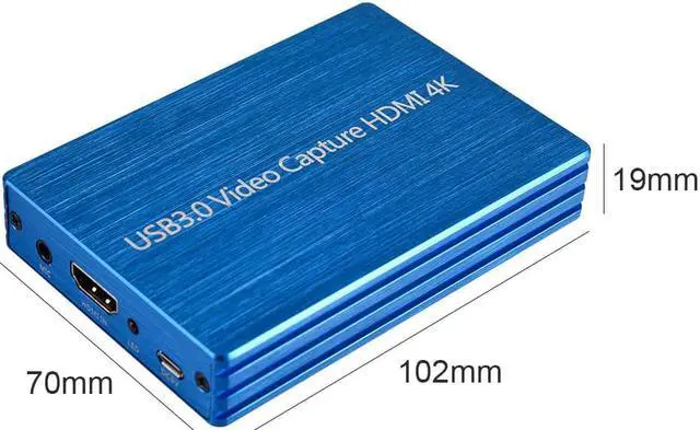 Alt view image 2 of 5 - 4K  to USB 3.0 Video Capture Card Dongle Video Capture Box Grabber for OBS Capturing Single Channel  Video Signal