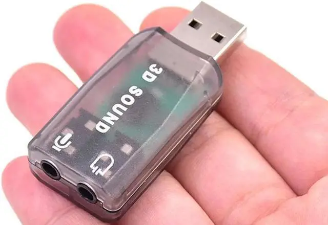 Alt view image 5 of 5 - 5.1 USB Sound Card External usb Audio Adapter Sound Card USB to Jack 3.5mm Earphone Micphone Mic Speaker for PC Laptop
