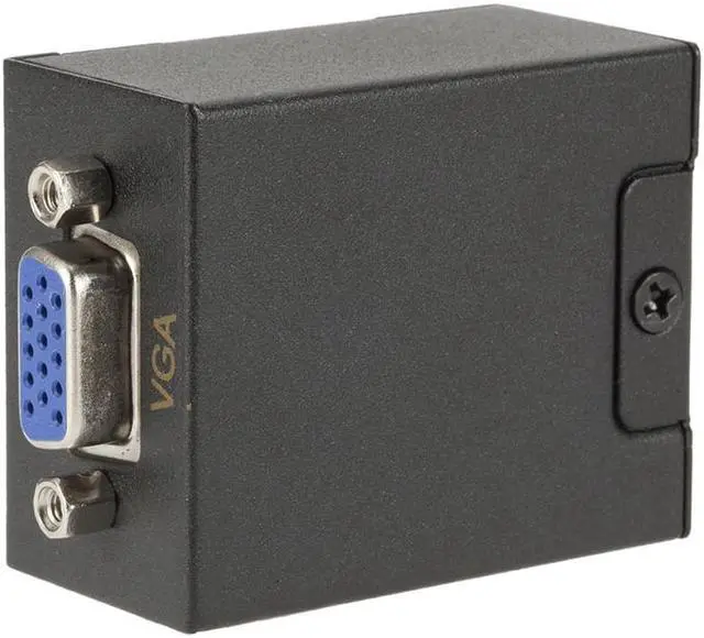 Alt view image 4 of 5 - Cable RJ45 To VGA Extender 60 Meters VGA To  Signal Amplifier Cable Transmitter Ethernet Wall Plate Adapters