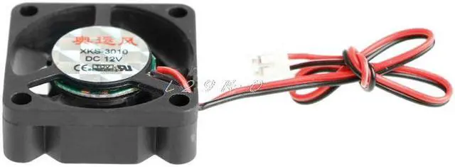 Alt view image 5 of 5 - 12V 0.13A 2-Pin 30x30x10mm PC Computer CPU System Brushless Cooling Fan 3010