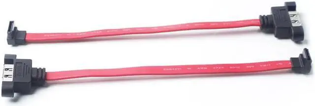 Alt view image 2 of 5 - SATA to eSATA Cable 6Gbps Shielded Extender Extension HDD Cable with Bracket  Red 20CM