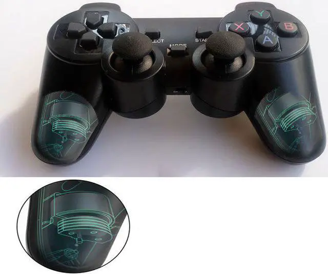 Alt view image 3 of 5 - computer gampead PC wireless game controller 2.4Ghz joystick with PC360 mode double vibration for Win7 Win8 Win10
