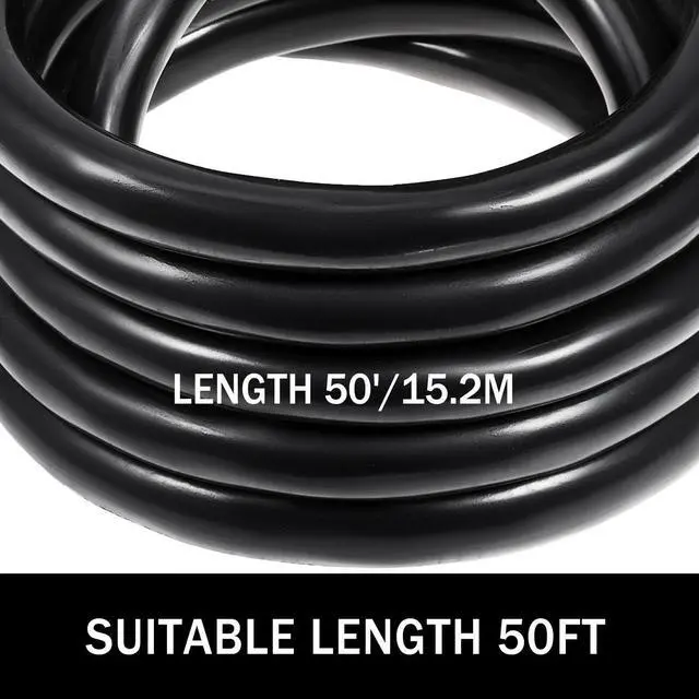 Alt view image 2 of 5 - 15-50Ft 50Amp RV Extension Cord Durable Power Cord Copper Wire Power Supply Cable for Trailer Motorhome Camper with Handles