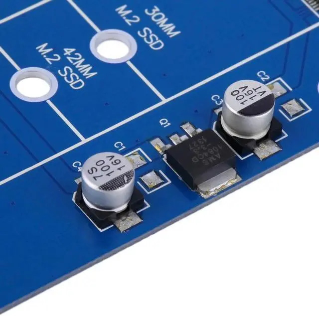 Alt view image 3 of 5 - Speed M2 NGFF ssd SATA3 SSDs Turn Sata Adapter Expansion Card Adapter SATA to NGFF -capacity -power