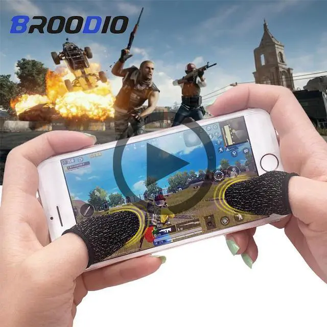 Main image of Controller Finger Tips Cover Sweat Proof Gaming Finger Gloves Fingertips For PUBG/Knives Out/Rules of Survival s Gloves