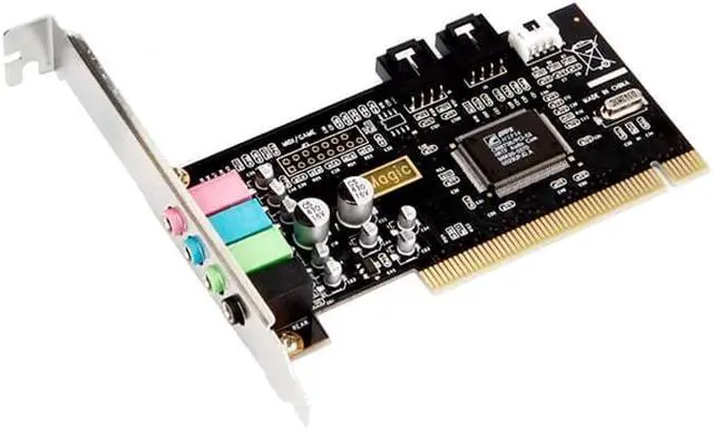 Alt view image 2 of 2 - Pci Sound Card 4 Audio Adlib Encoding Basic Sound Card Desktop Pci Sound Card