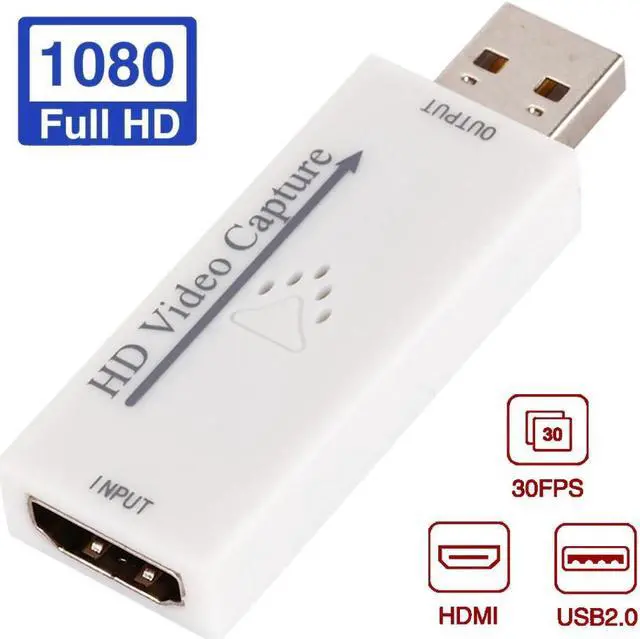 Alt view image 5 of 5 - Card Live Stream  To USB 2.0 Teaching Adapter HD 1080P Gaming