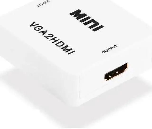 Alt view image 2 of 5 - Portable Mini VGA to Converter VGA2 Video Box Audio Adapter 1080P For Notebook PC HDTV Projector TV