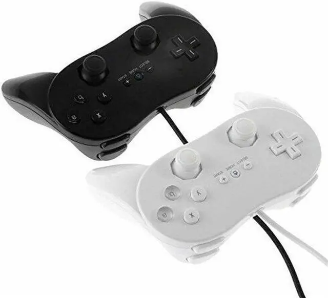 Alt view image 4 of 5 - For Nintendo Wii Gamepad Bluetooth Gamepad Game Joysticks Controller With Handle Controller Pad Console Classic Game Controller