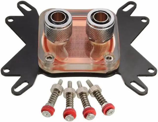 Alt view image 2 of 5 - Water Cooling Block for   Copper CPU Cooler Heatsink For Computer CPU Radiator  Universal