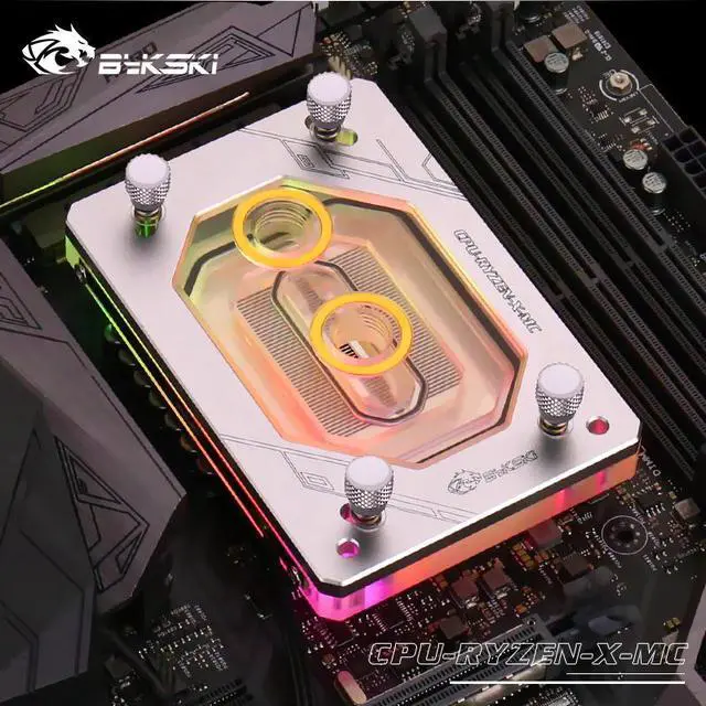 Alt view image 2 of 5 - Thermal Paste  mx-4 + RYZEN3000 RyzenAM3/AM3+/AM4 1950X TR4 X399 X570 CPU Water Block Copper Radiator Water Cooler