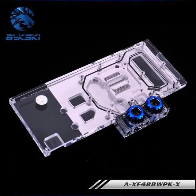 Alt view image 2 of 5 - A-XF48BWPK-X GPU Water Cooling Block for  GTR RX 480 580