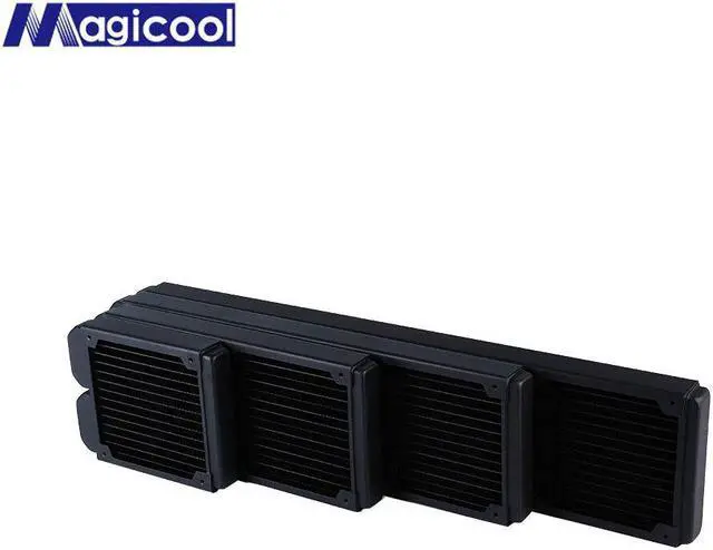 Alt view image 3 of 5 - G1/4 " Copper Radiator 120MM 240MM 360MM 480mm For Computer Water Cooling Build  Environmental Product 28mm Thick