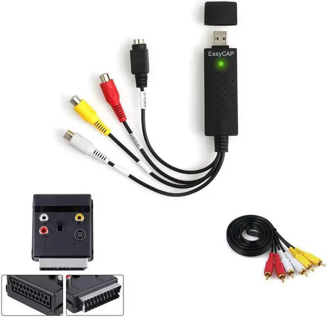 Main image of Vhs To DVD Audio And Video Capture Card  RCA Set VCR DVD Player Game Console Camcorder