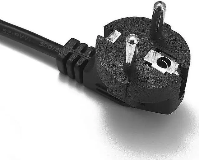 Alt view image 4 of 5 - EU Plug Power Cable 1.2m 100W Euro Schuko on Angled IEC C13 Power Supply Cord For AC Adapters